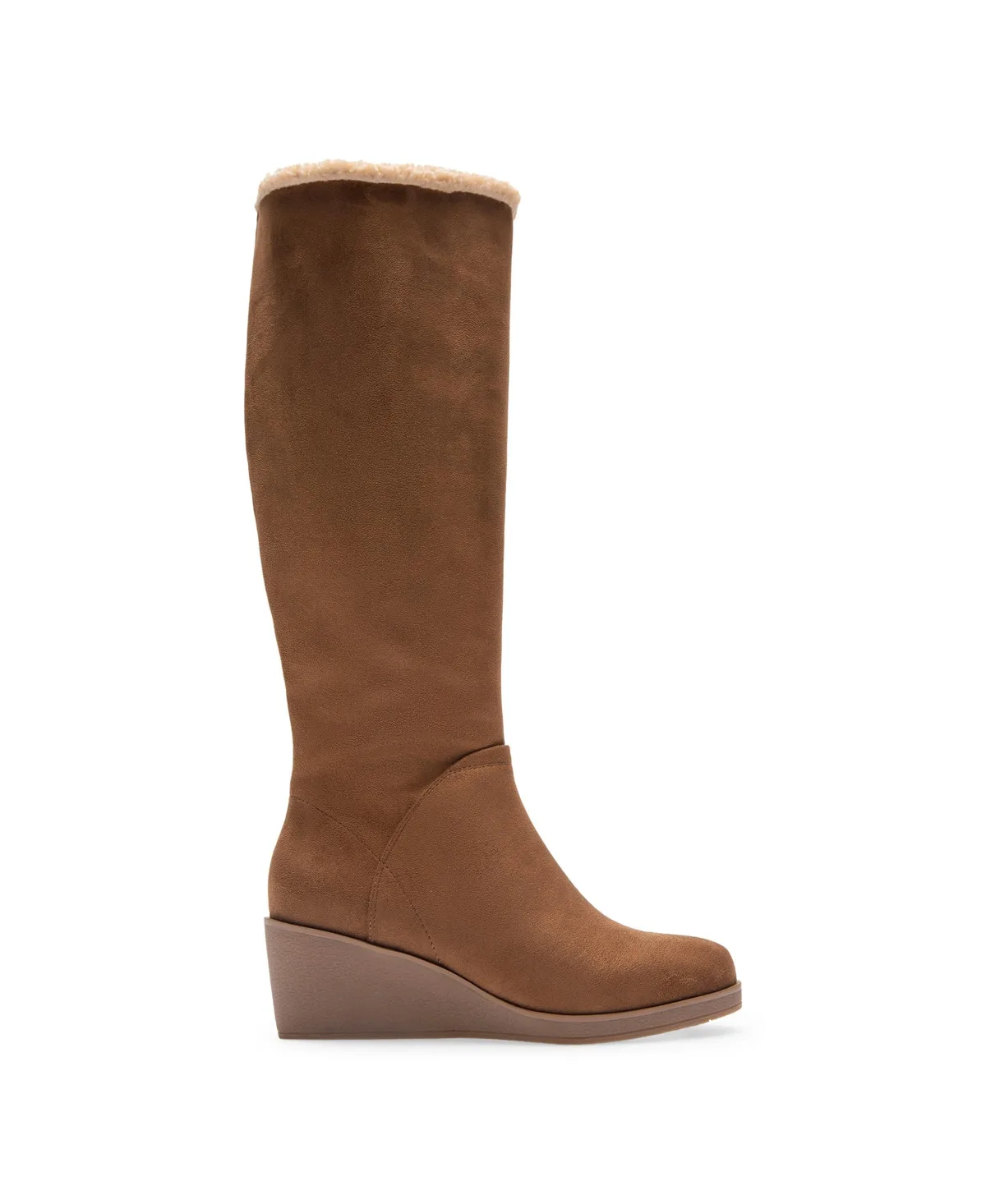 Binocular Shearling Tall Wedge Boots by Aerosoles
