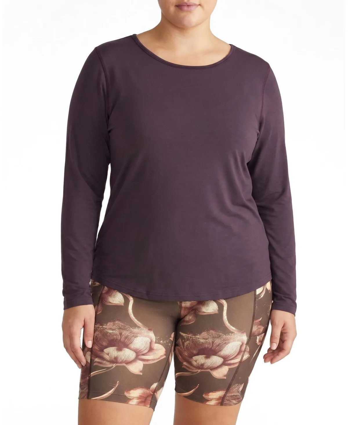 Mia Long-Sleeve Crewneck T-Shirt by Universal Standard