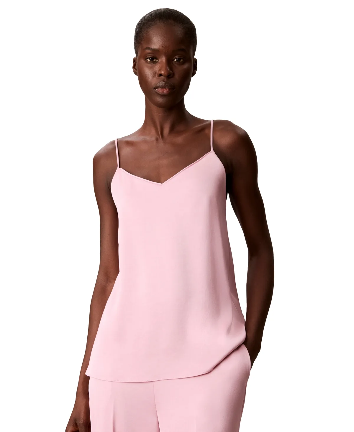 Satin V-Neck Sleeveless Camisole