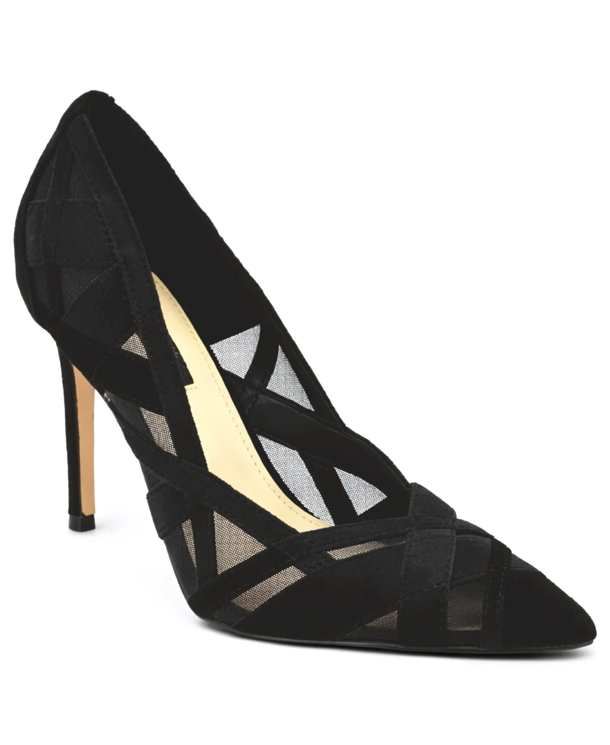 Farella Sheer Lattice Stiletto Pumps by Nine West