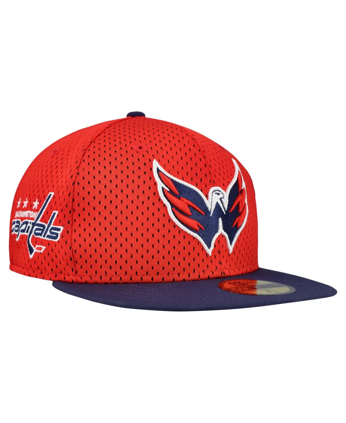 Washington Capitals Two-Tone Mesh Crown 59FIFTY Fitted Cap by New Era
