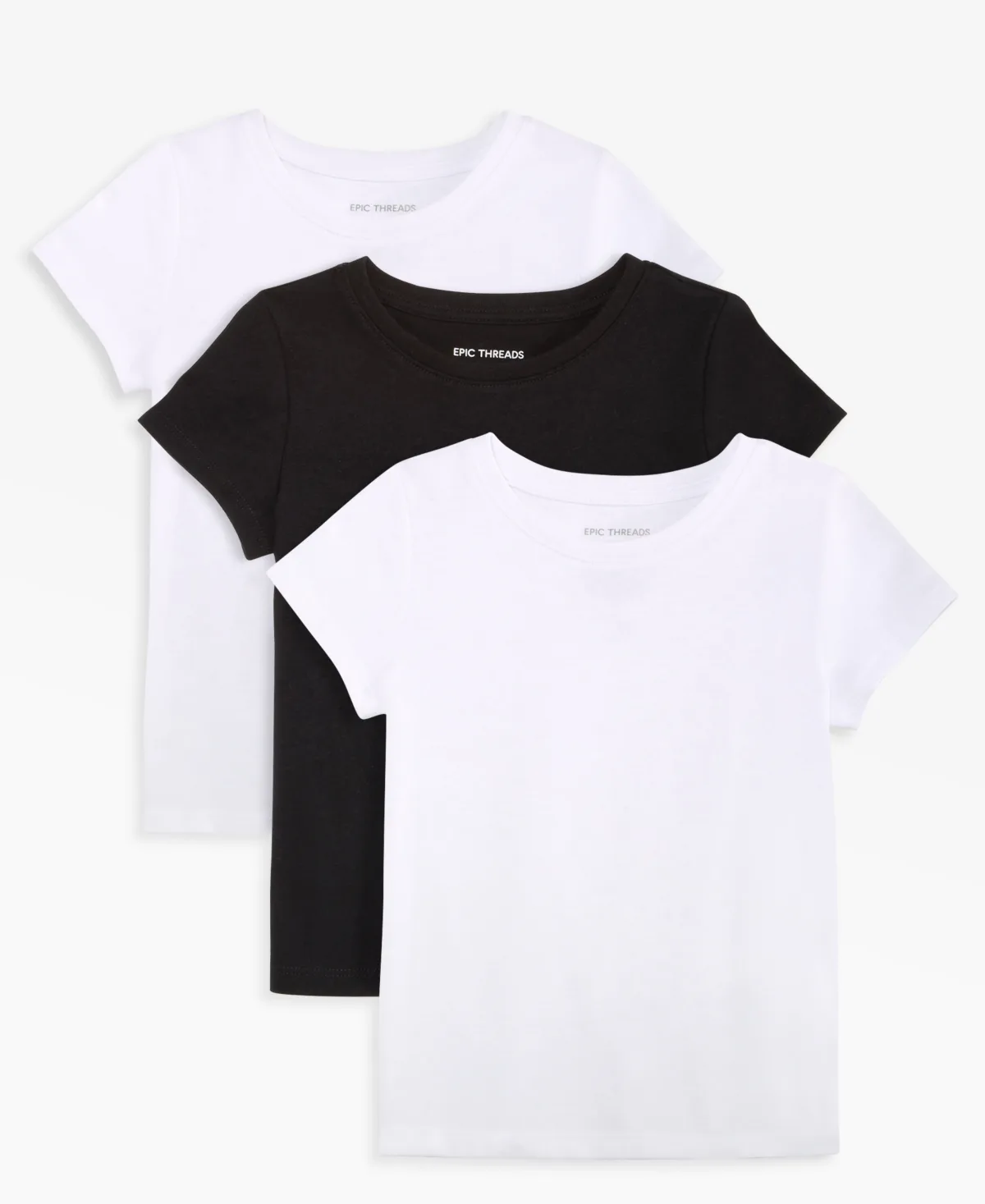 3-Pack Short-Sleeve Cotton-Blend T-Shirts by Epic Threads