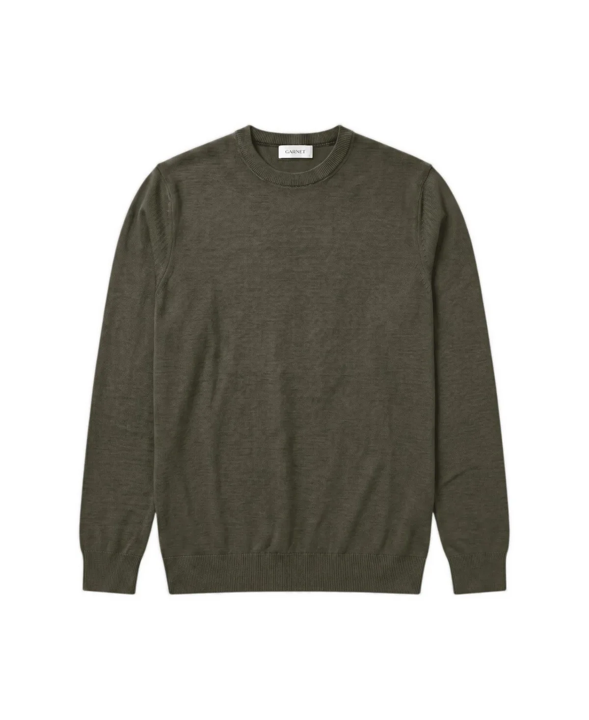 Merino Wool Crewneck Regular-Fit Sweater