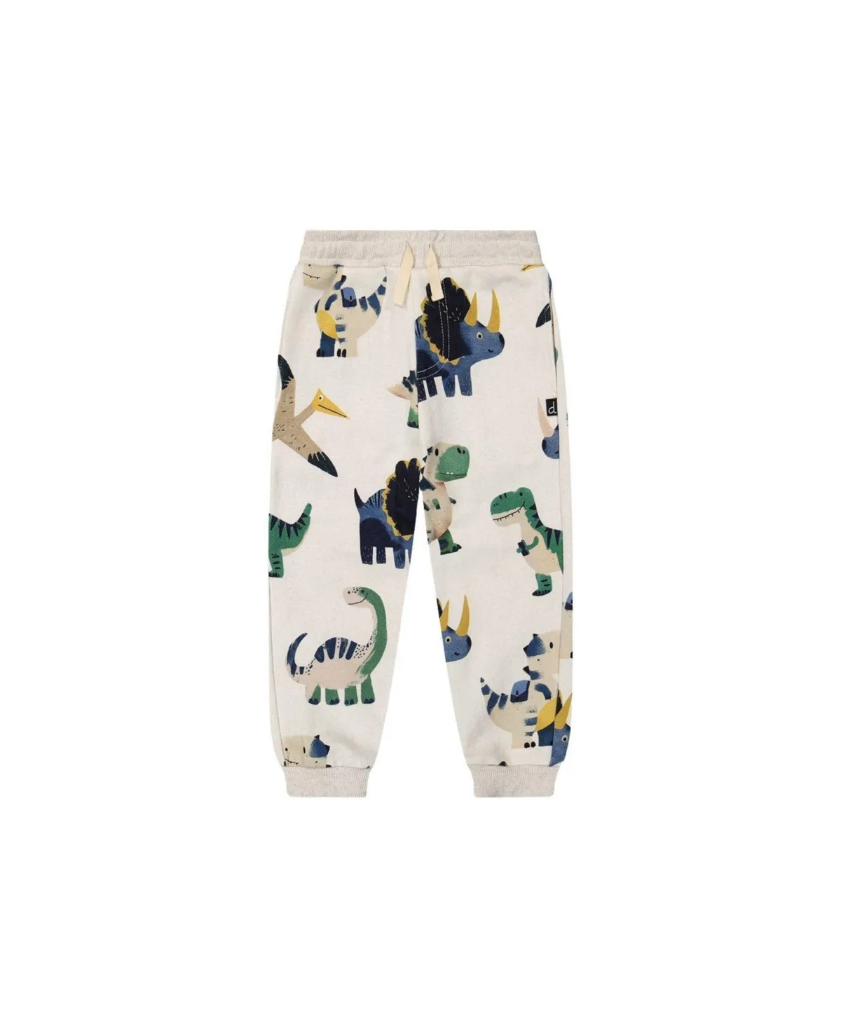 Fleece Sweatpants Dinosaur Print by Deux Par Deux