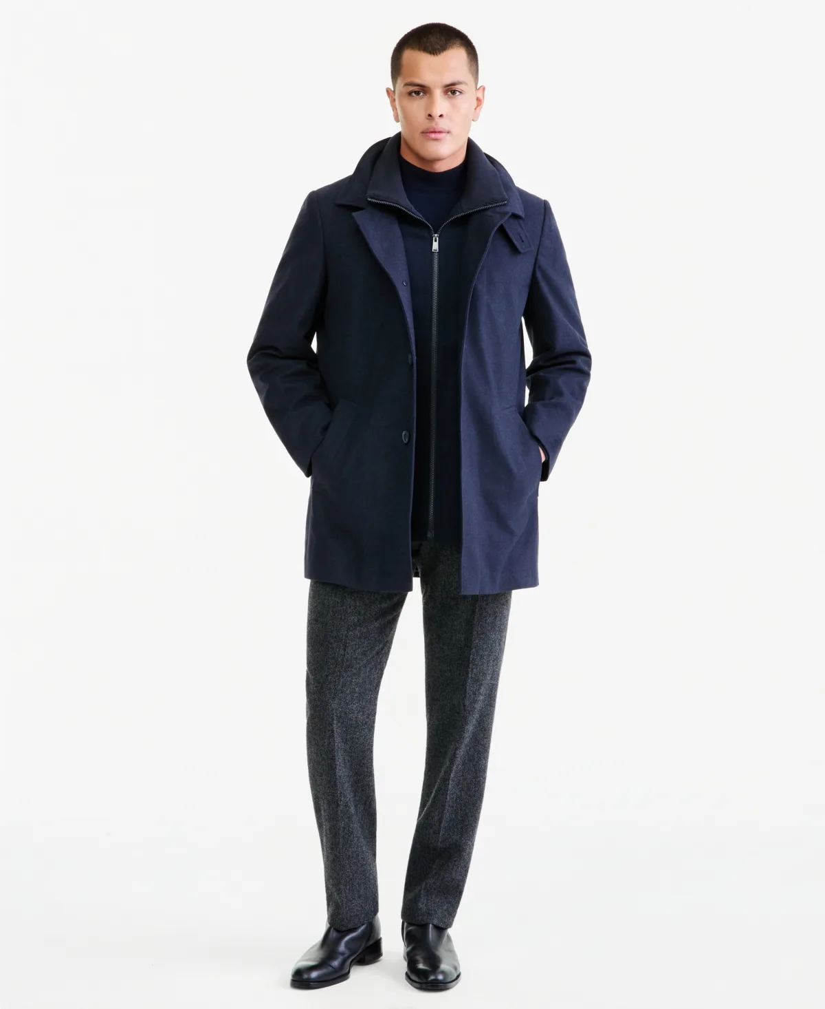 Classic-Fit Coleman Overcoat by Calvin Klein