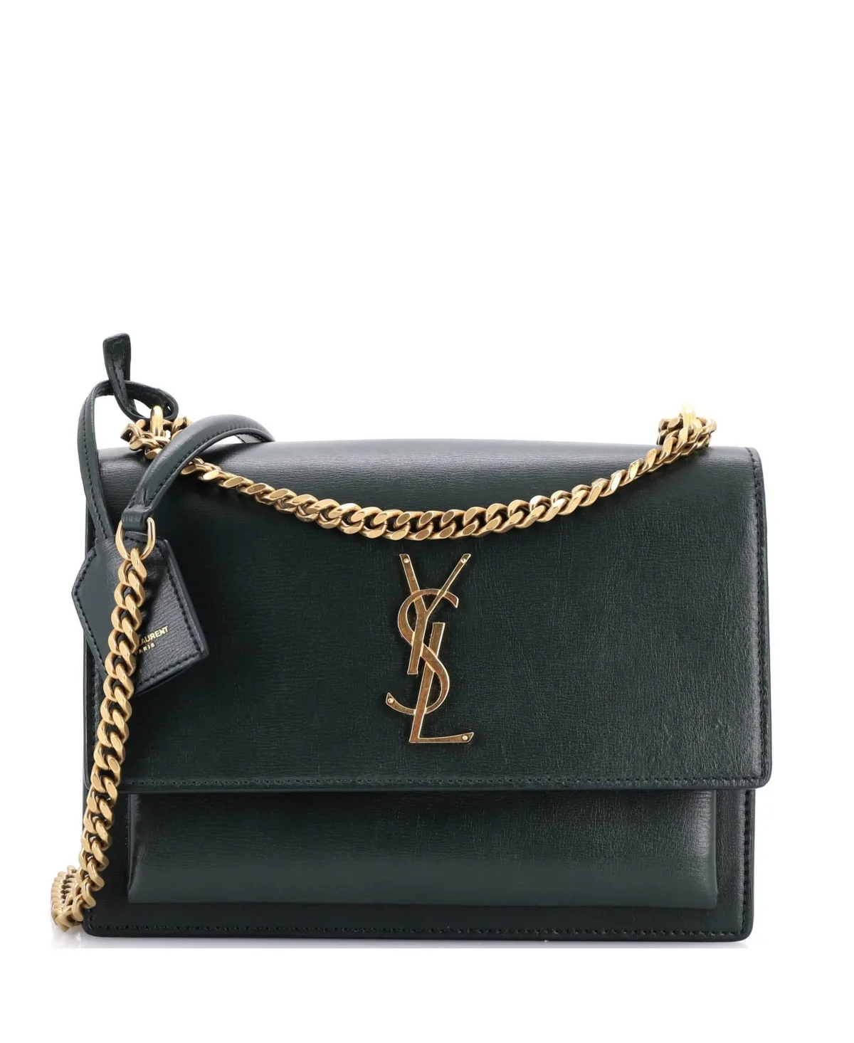 Pre-Owned Saint Laurent Medium Sunset Crossbody Bag Leather by Saint Laurent