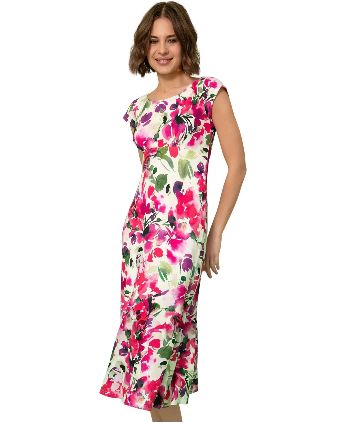 Clara Short Sleeve Midi Dress by Alie Street London