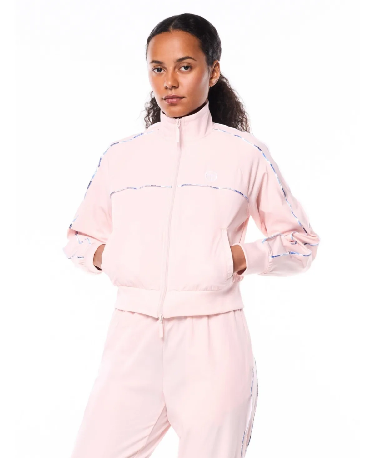 Lioni Full-Zip Cropped Track Jacket by Sergio Tacchini