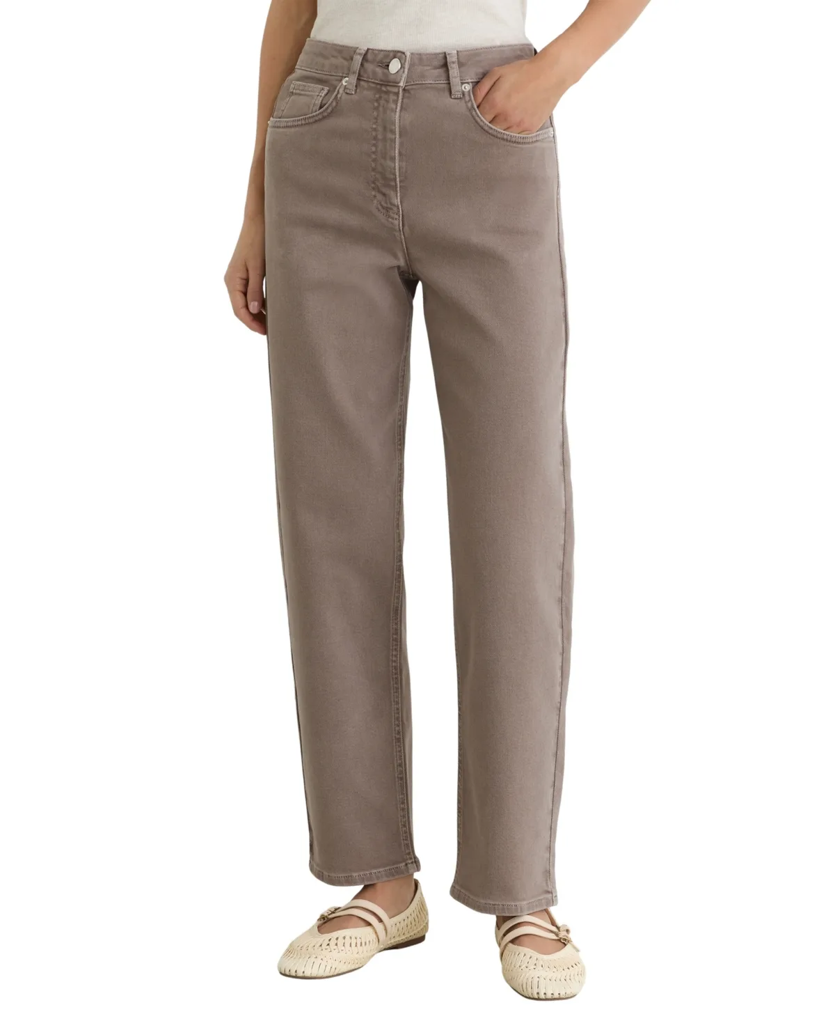 Selin Straight Leg Jeans by Reiss