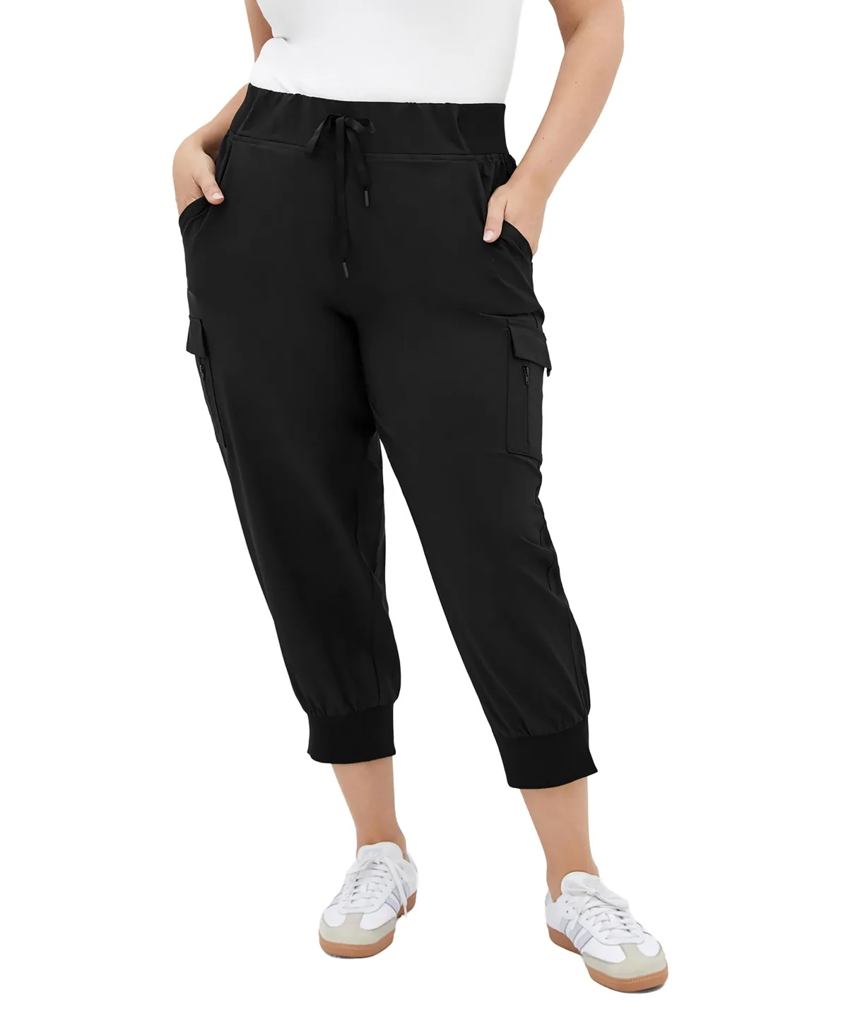 Lea Crop Jogger Pant by City Chic