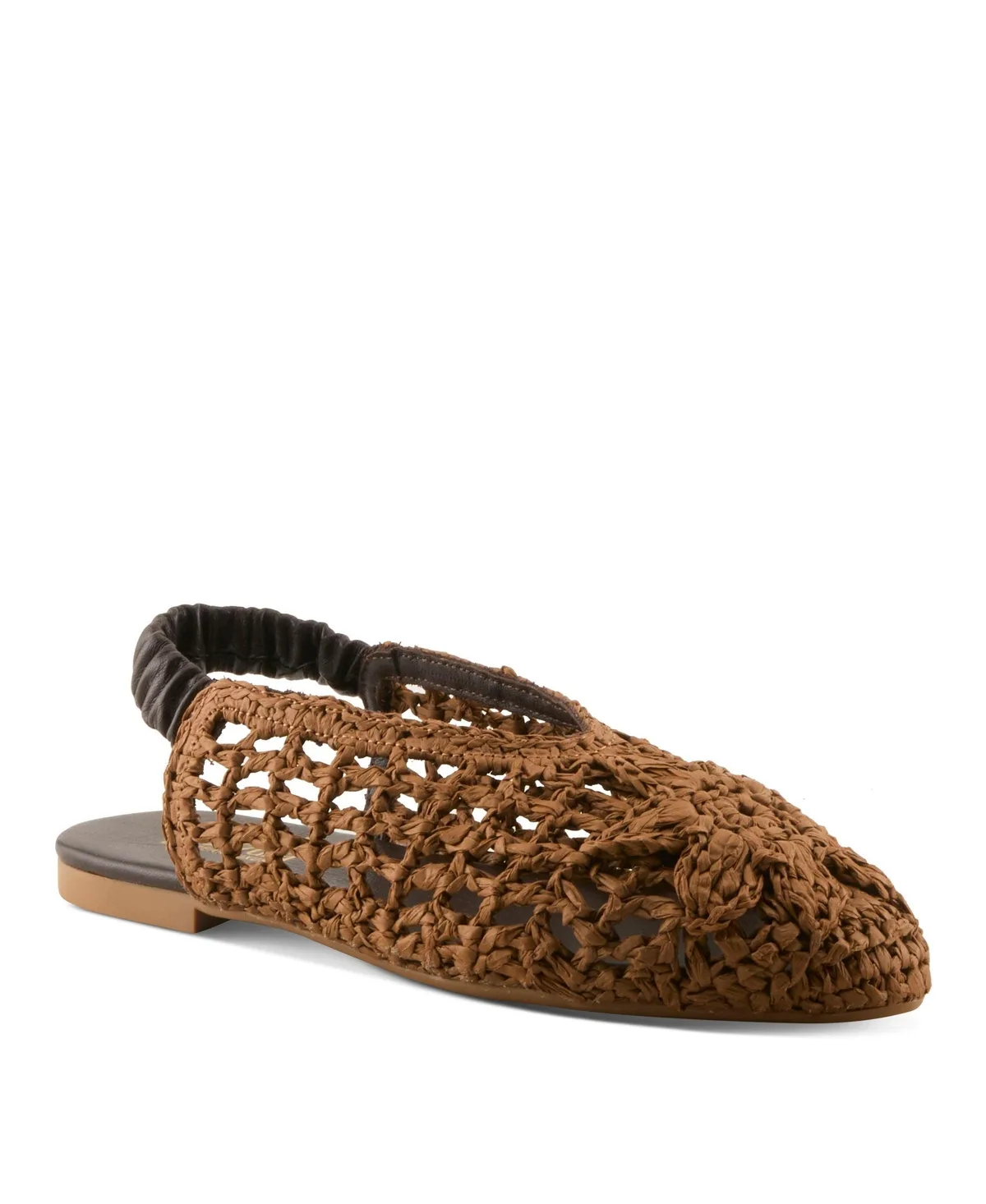 Nantucket Ballet Flats with Breathable Raffia Upper by Azura