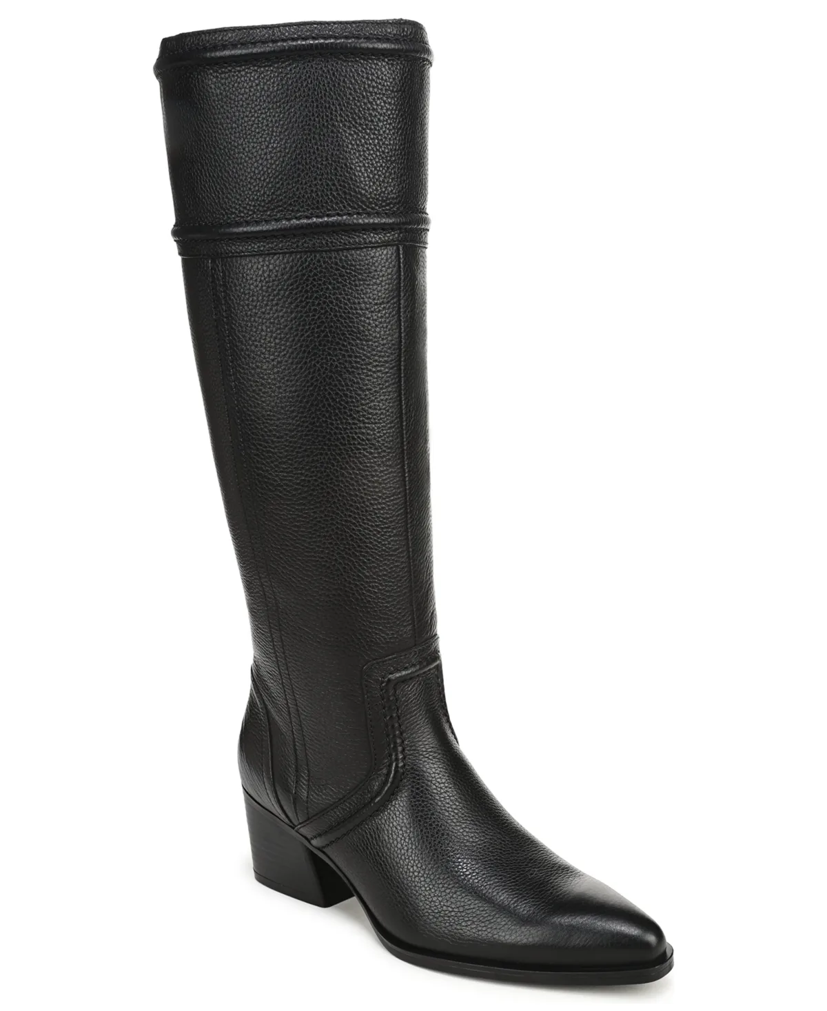 Dayton Knee-High Pointed Toe Block Heel Tall Boots by Naturalizer