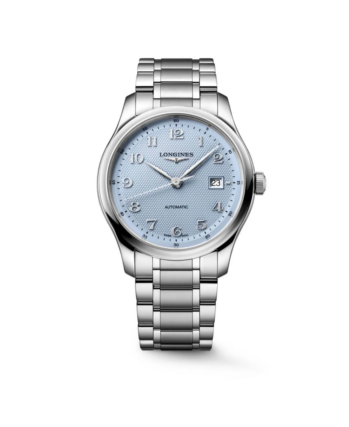 Master Collection Silver Stainless Steel Strap Watch 41mm by Longines