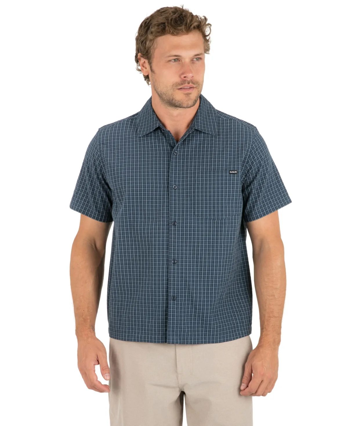 Anthem Brown Plaid Shirt by Hurley