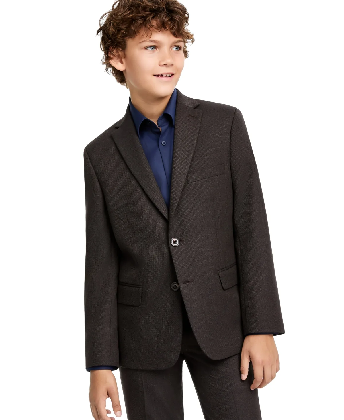 Single-Breasted Notch-Lapel Textured Sports Coat by MICHAEL Michael Kors