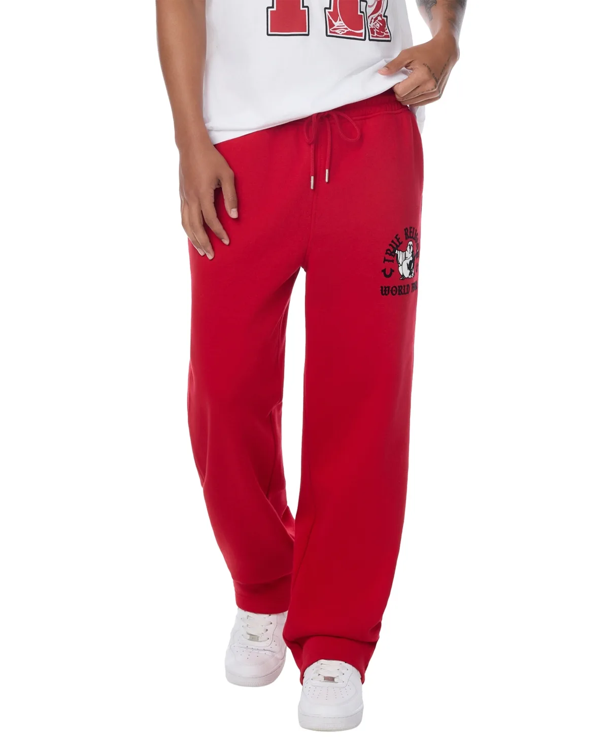 Buddha Fleece Flocked-Graphics Sweatpant by True Religion