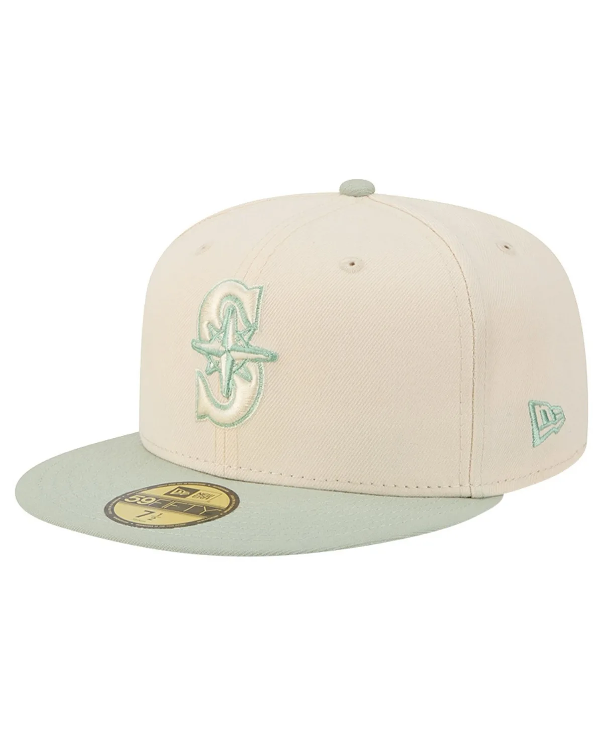 Seattle Mariners 59FIFTY Flat Bill Fitted Hat by New Era
