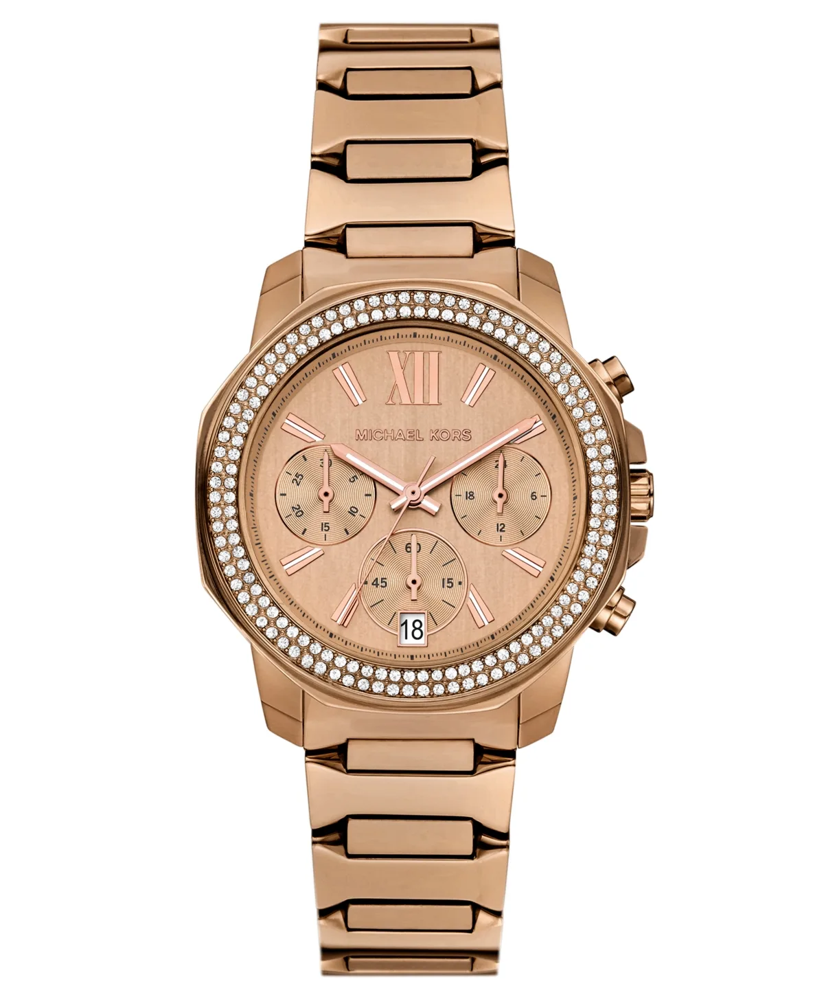 Quartz Chronograph Prescott Stainless Steel Bracelet Watch 36mm by MICHAEL Michael Kors