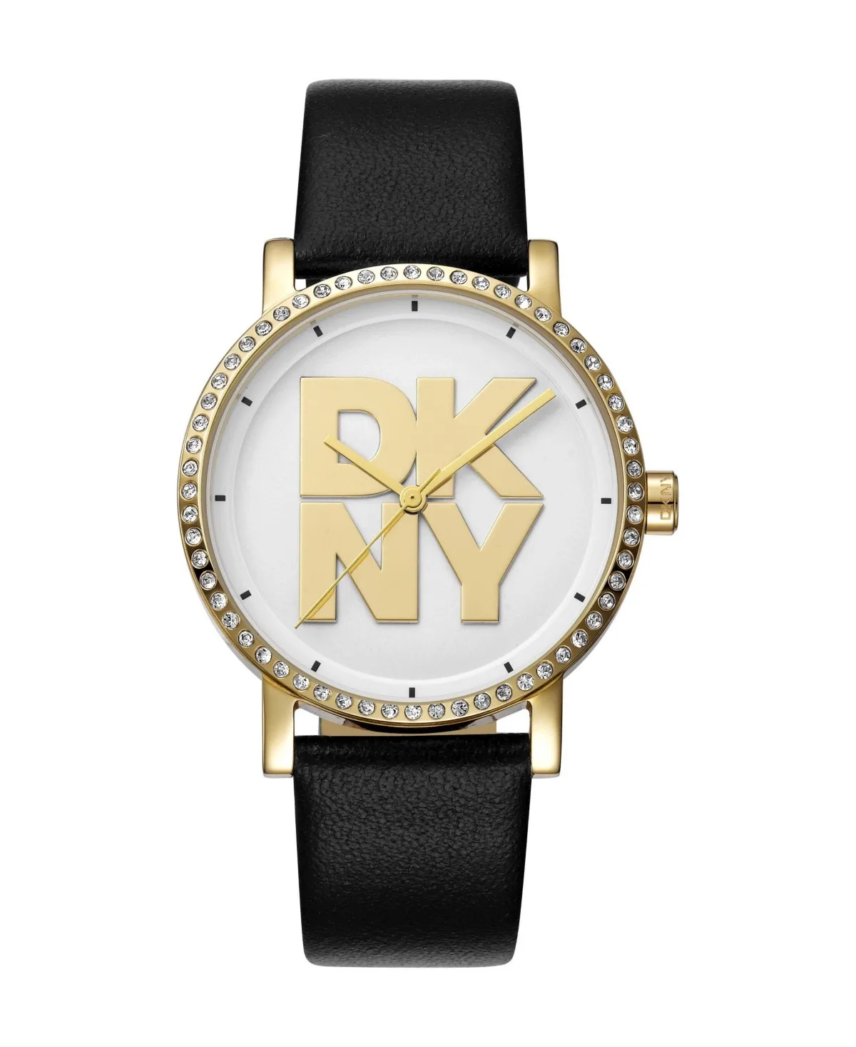 Quartz Soho Logo Leather Strap Watch, 36mm by DKNY