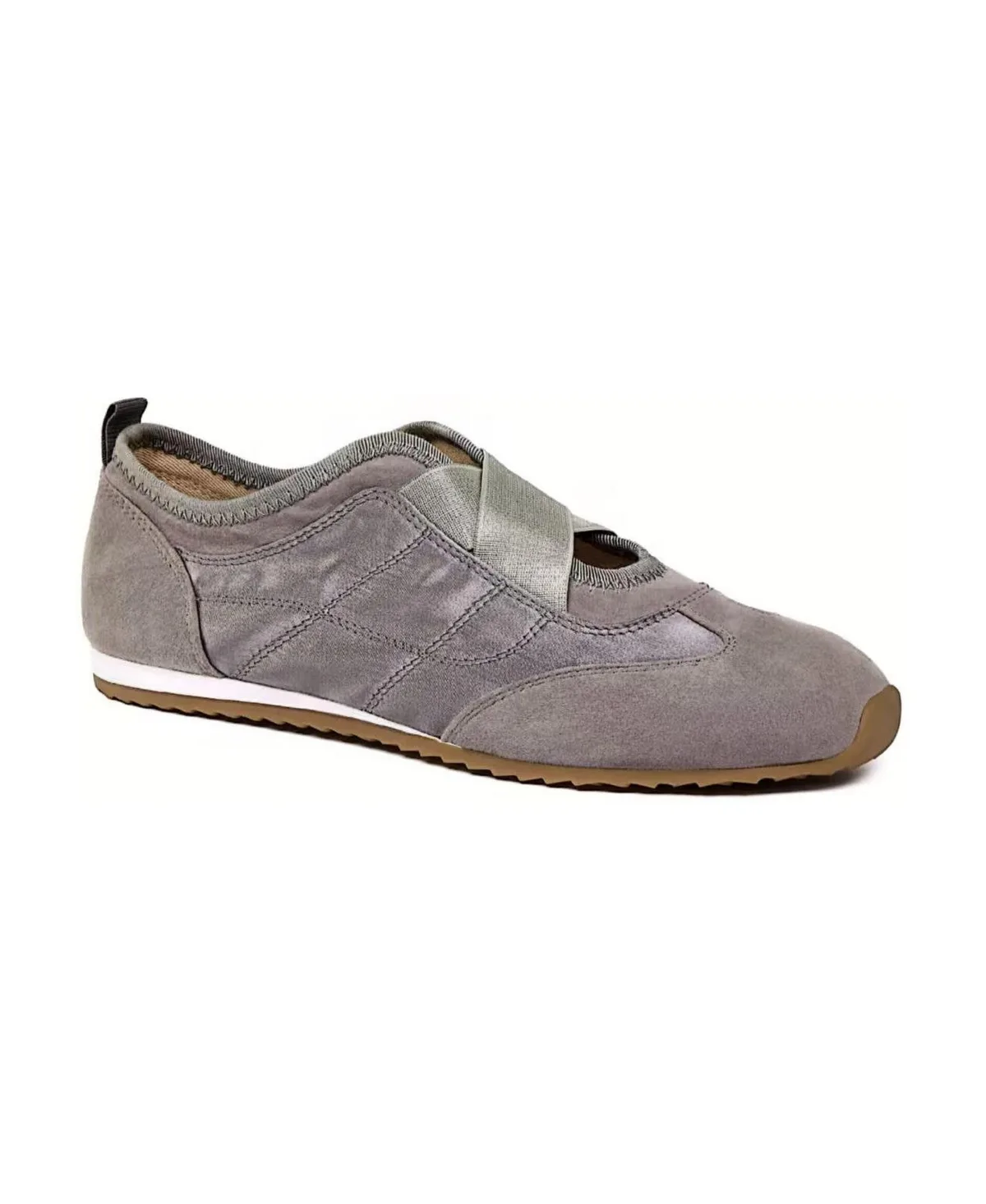 Phily Suede Slip-On Low-Profile Sneakers by Jslides