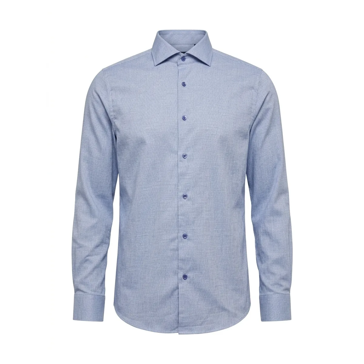 Slim Fit Cotton Button-Down Dress Shirt by Garnet