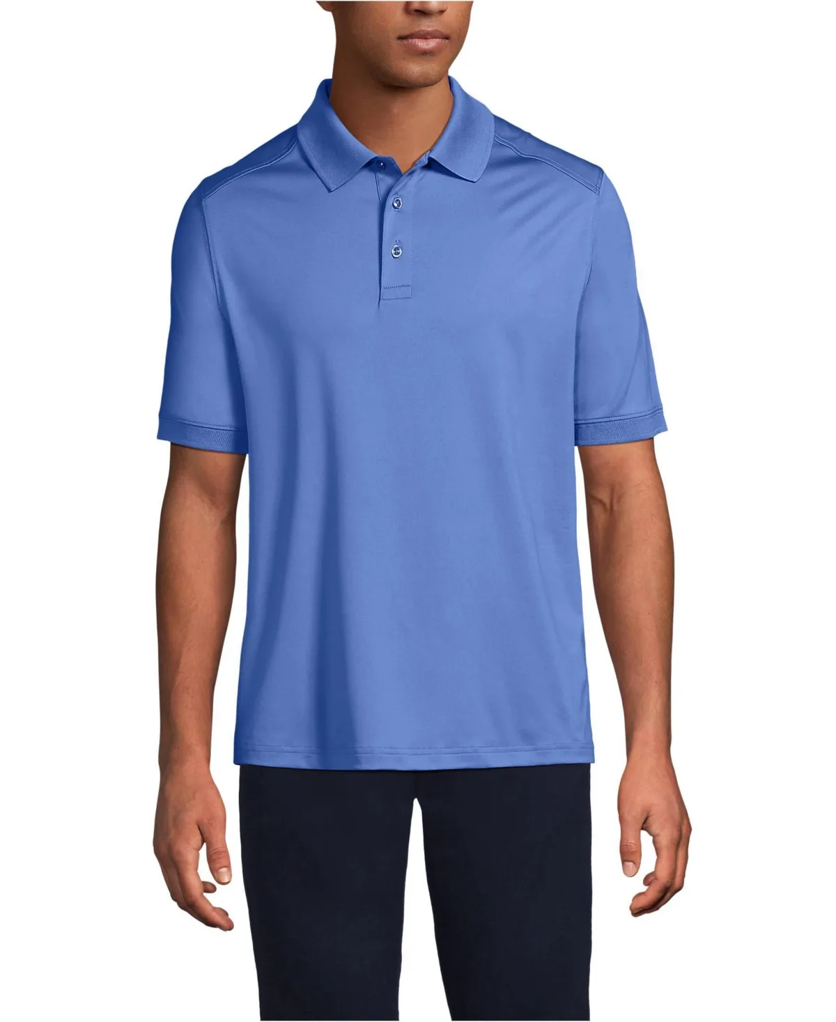 Short Sleeve Rapid Dry Active Polo Shirt by Lands' End