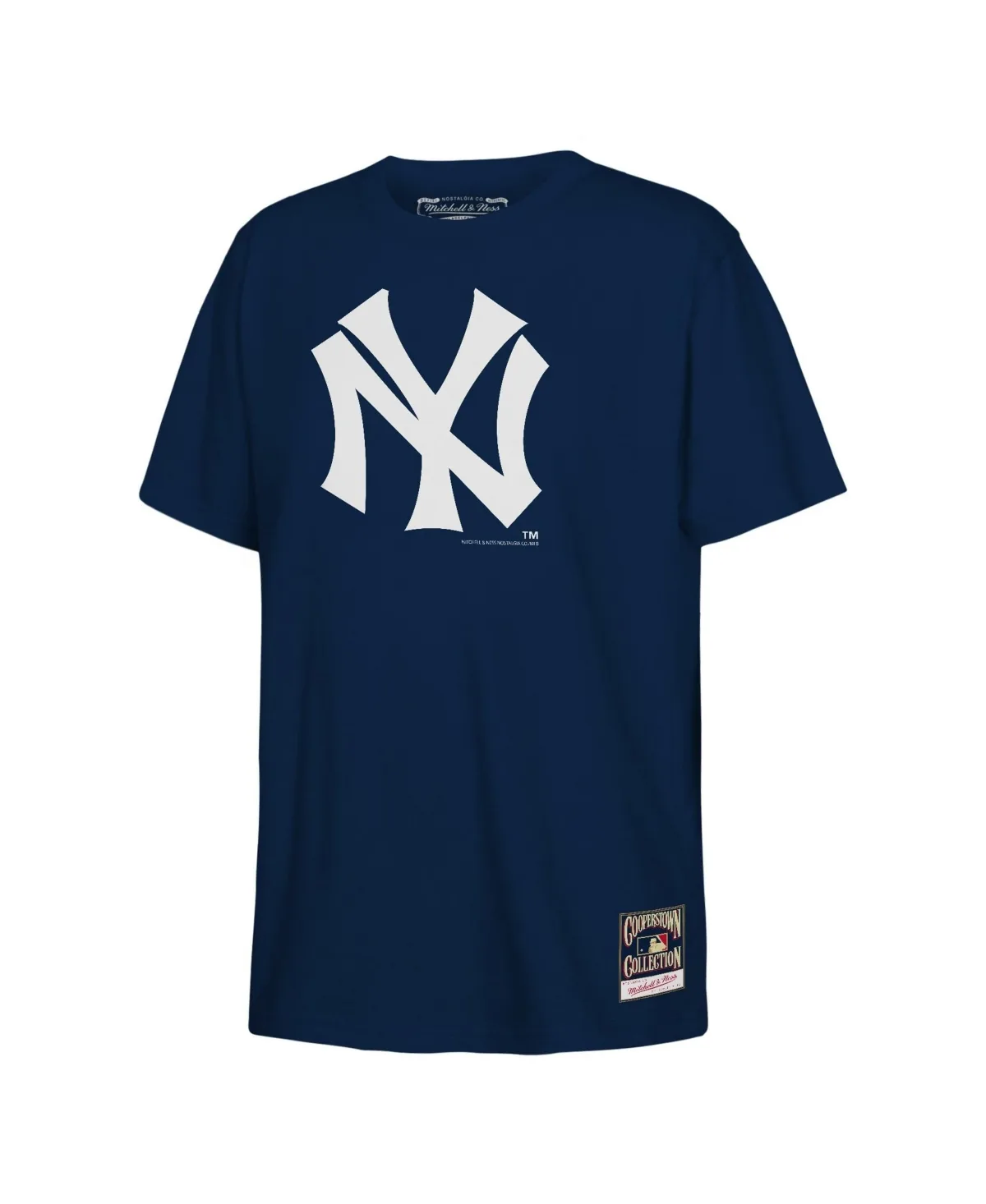 New York Yankees Retro Logo Short-Sleeve T-Shirt by Mitchell & Ness