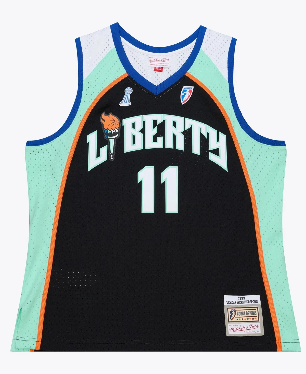 Teresa Weatherspoon New York Liberty 1999 Swingman Jersey - Court Origins by Mitchell & Ness