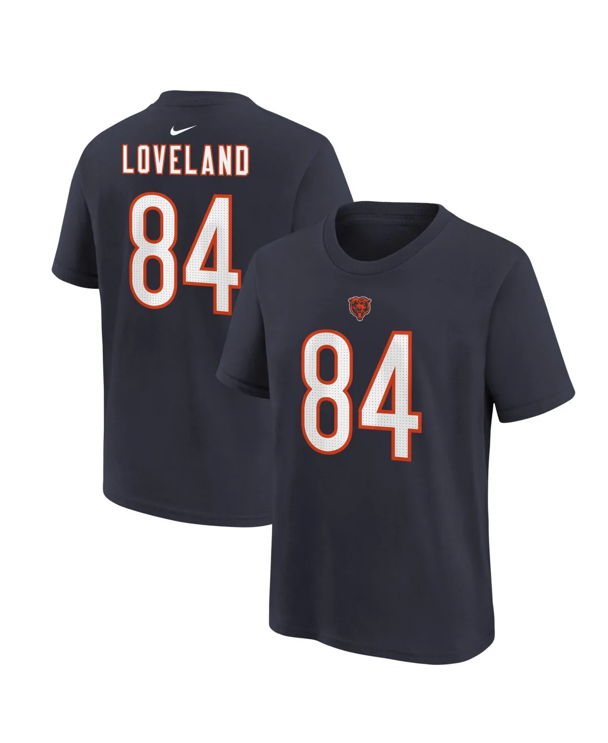 Colston Loveland Chicago Bears Player Name & Number T-Shirt by Nike