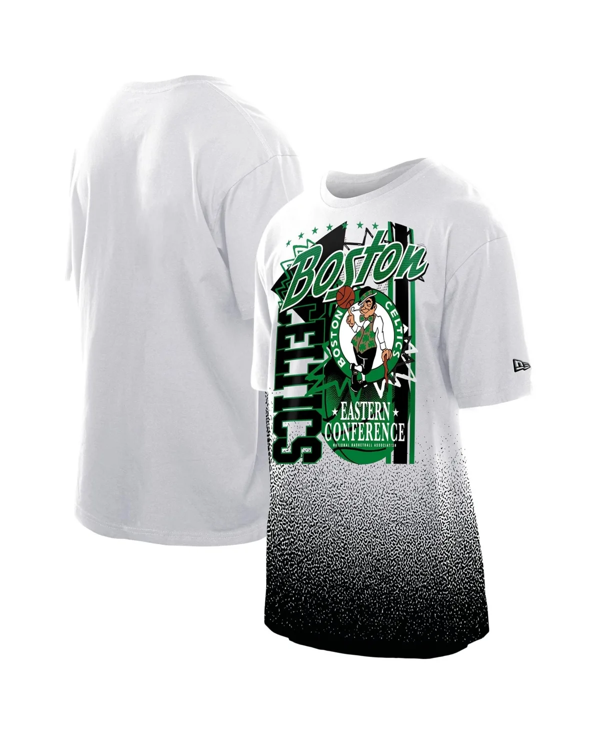 Boston Celtics Injection Sport Classics Oversized Distressed Graphic T-Shirt by New Era
