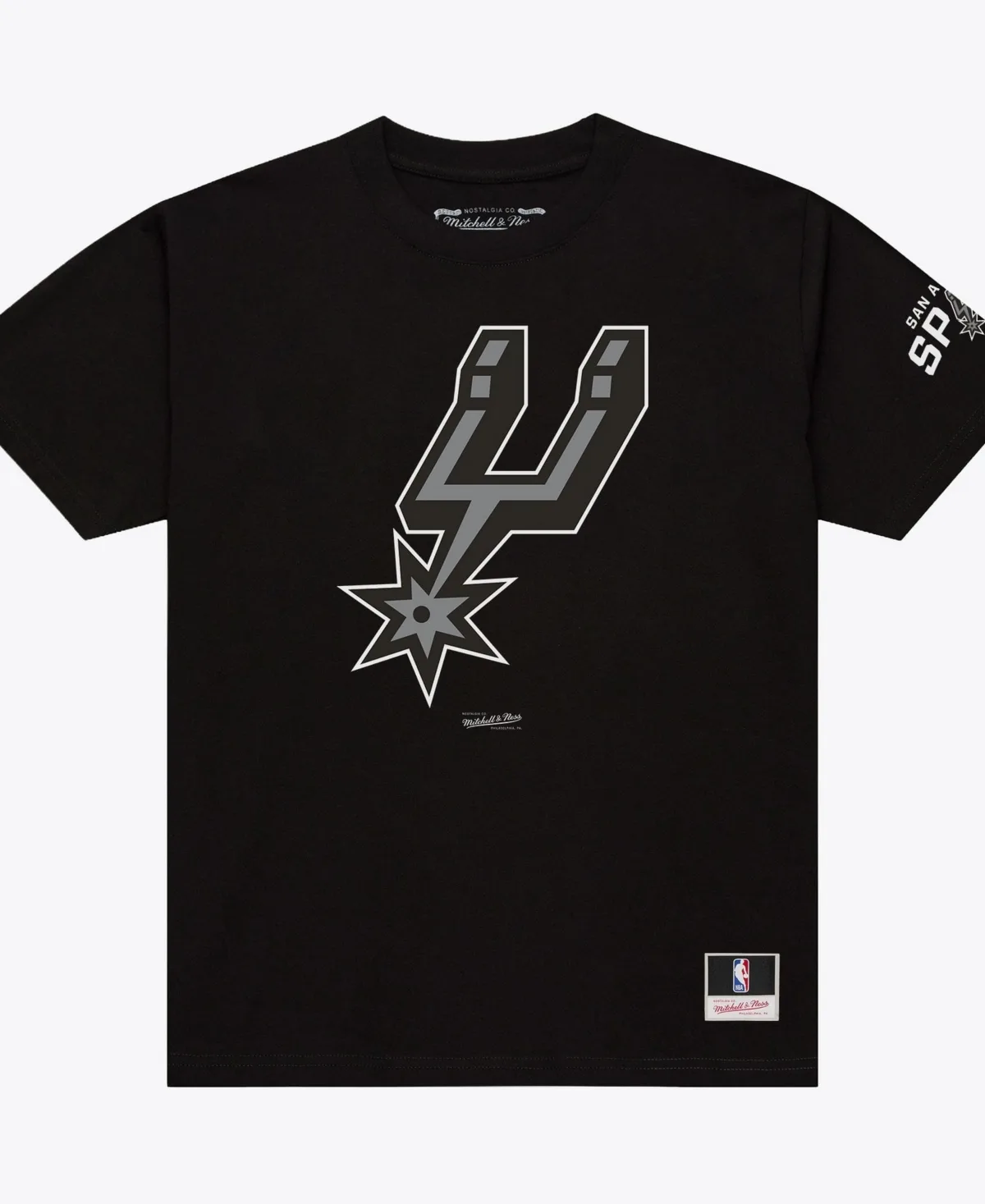San Antonio Spurs Basic T-Shirt by Mitchell & Ness