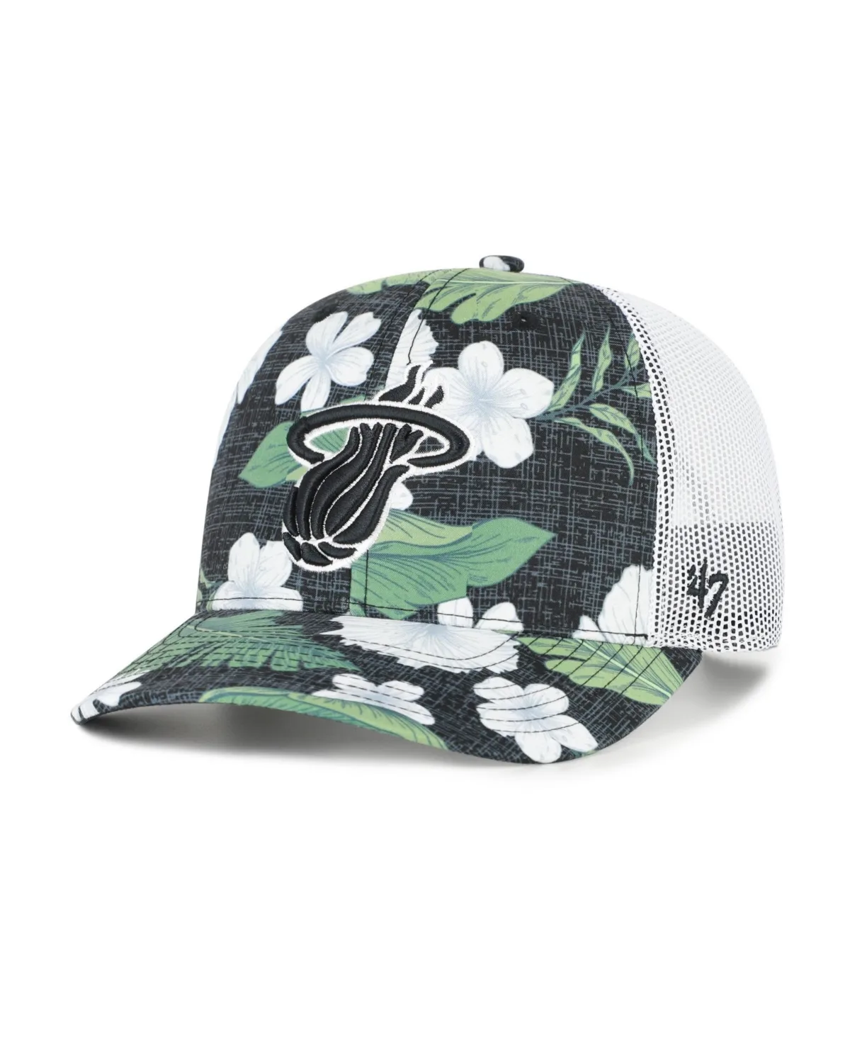 Miami Heat Beach Side Adjustable Trucker Hat by 47 Brand
