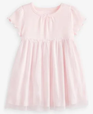 Short Sleeve Tulle Skirt Dress by First Impressions