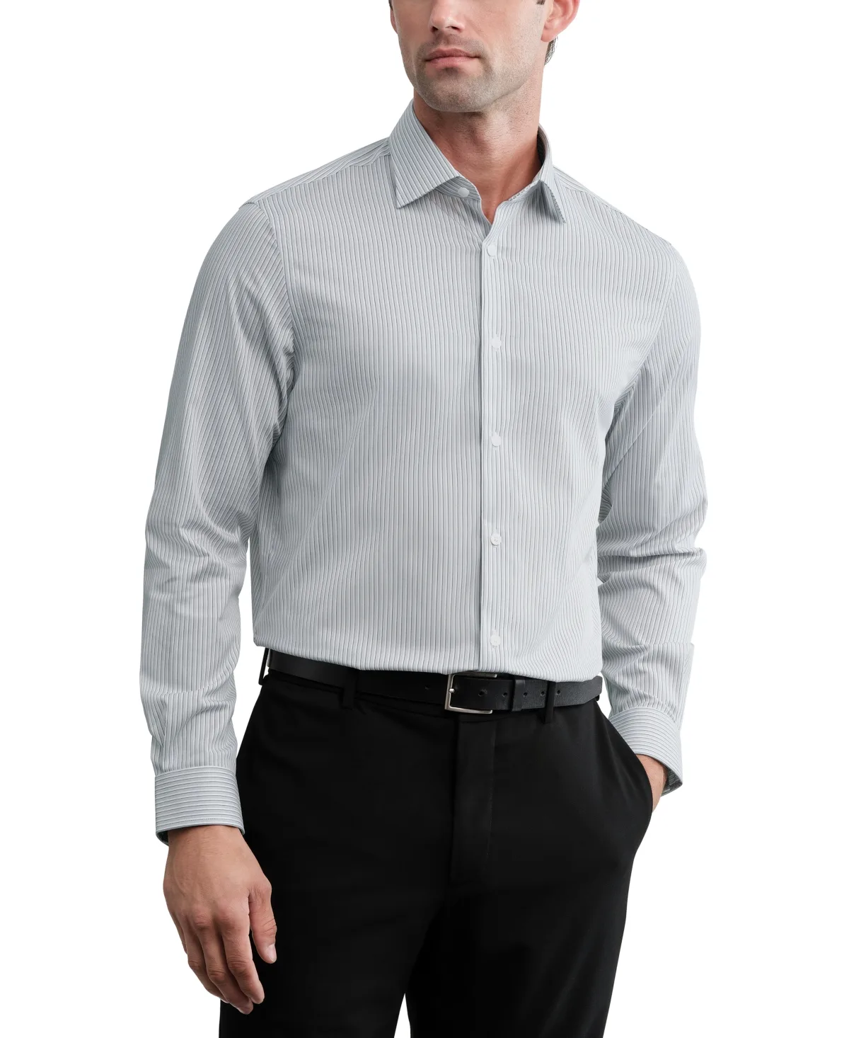 Luxe Touch Non-Iron Regular-Fit Stretch Dress Shirt by MICHAEL Michael Kors