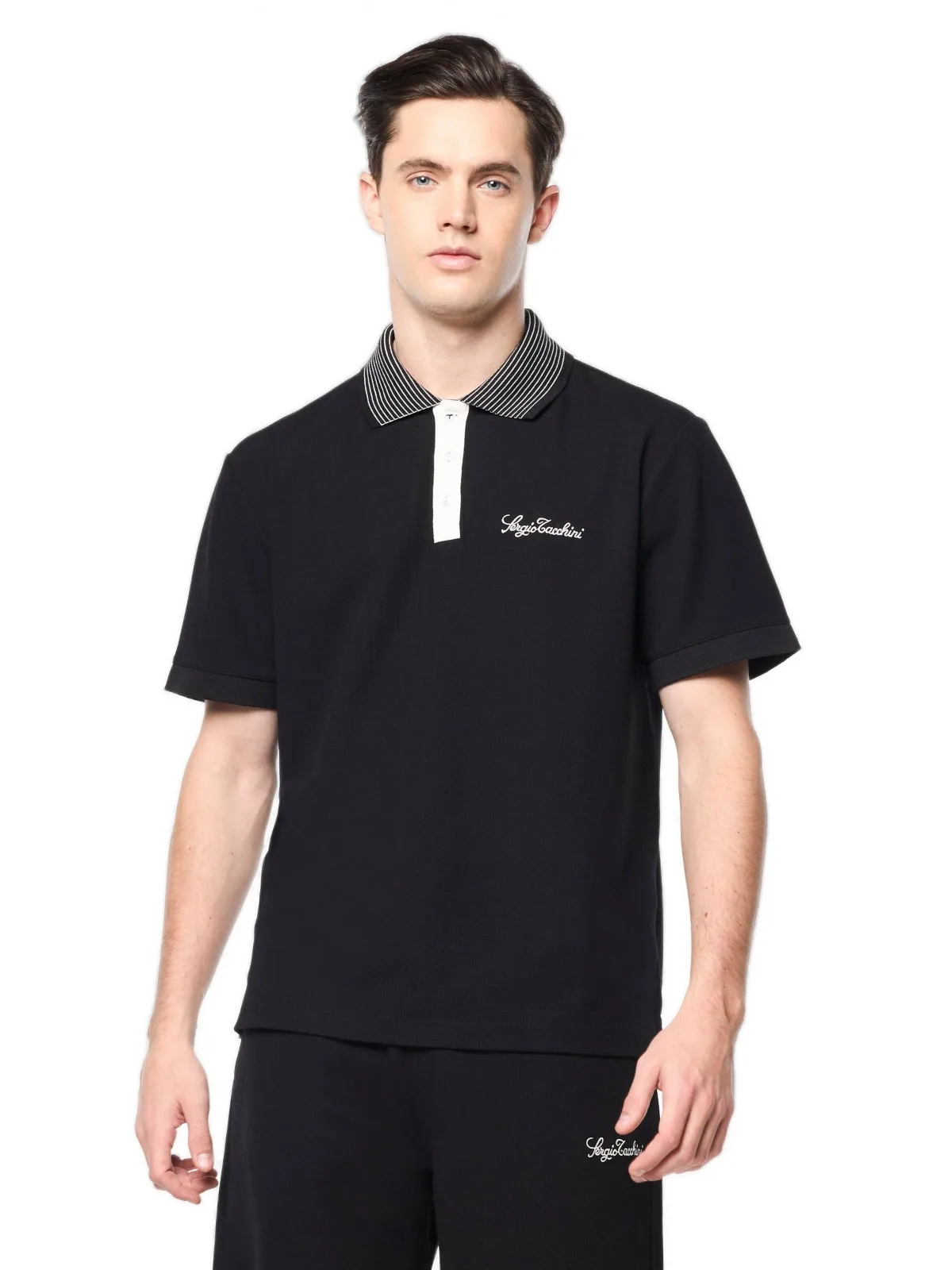 Suveniri Embroidered-Logo Polo Shirt by Sergio Tacchini