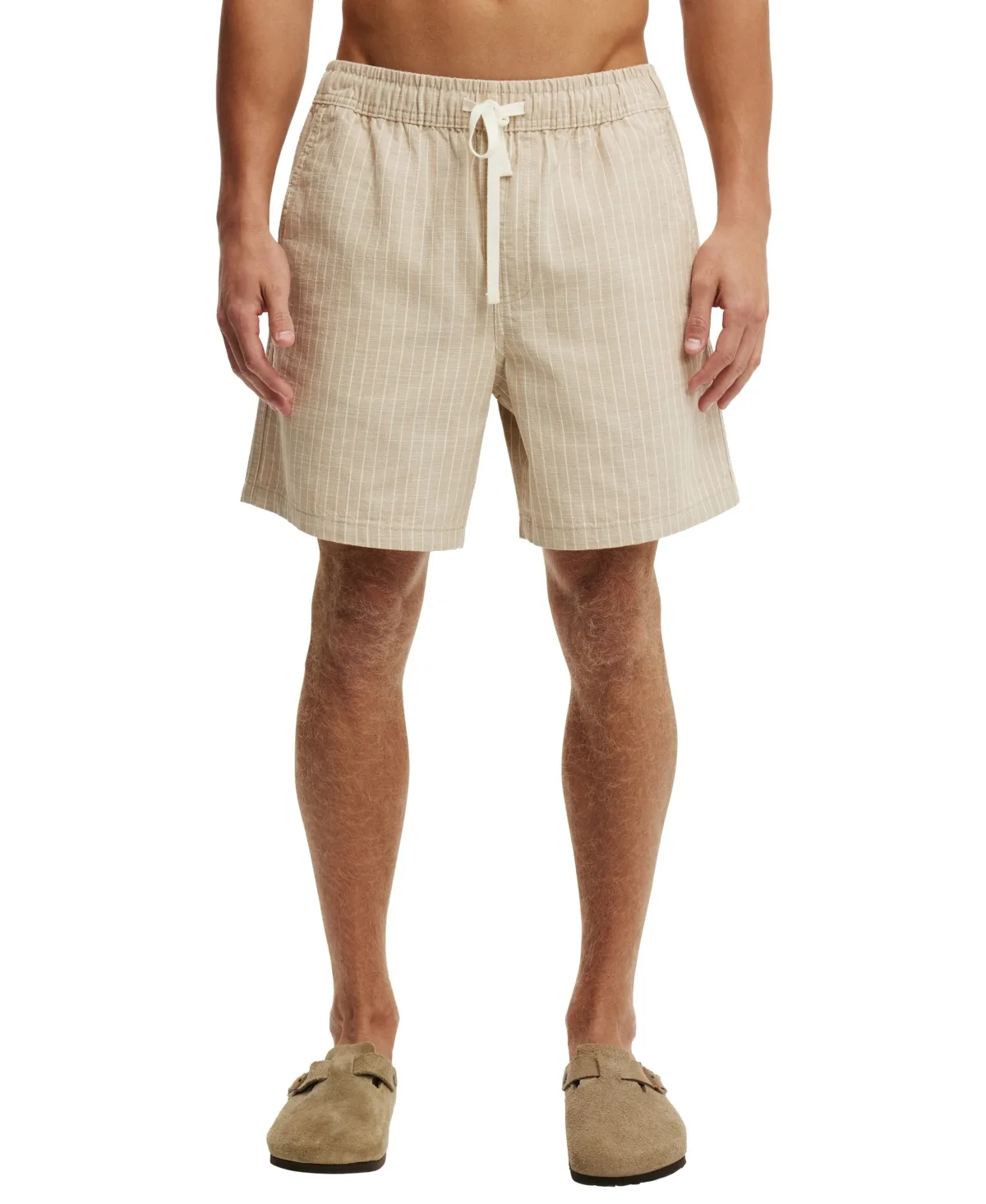 Easy Short Pull-On Regular-Fit Plaid Shorts, 7 Inseam