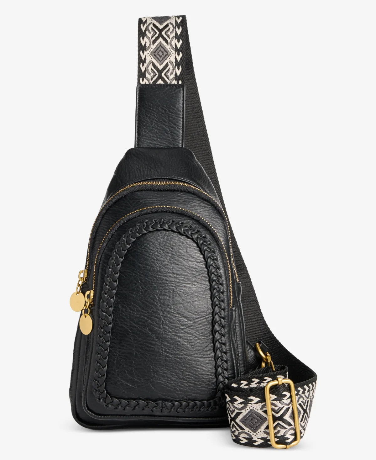 Braided-Edge Sling Bag by Style & Co