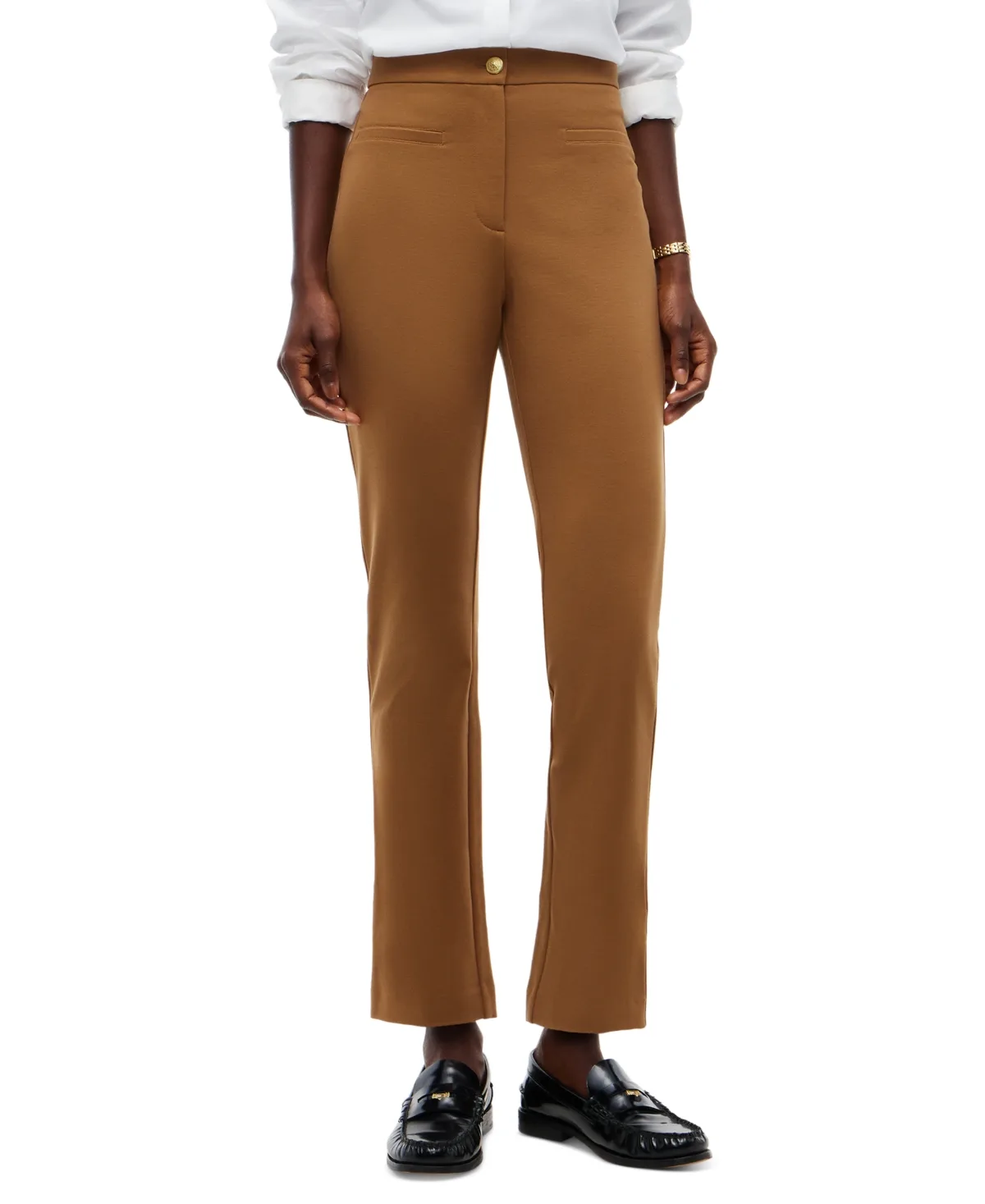 Ponte Slim Cigarette Mid-Rise Pants by Tommy Hilfiger