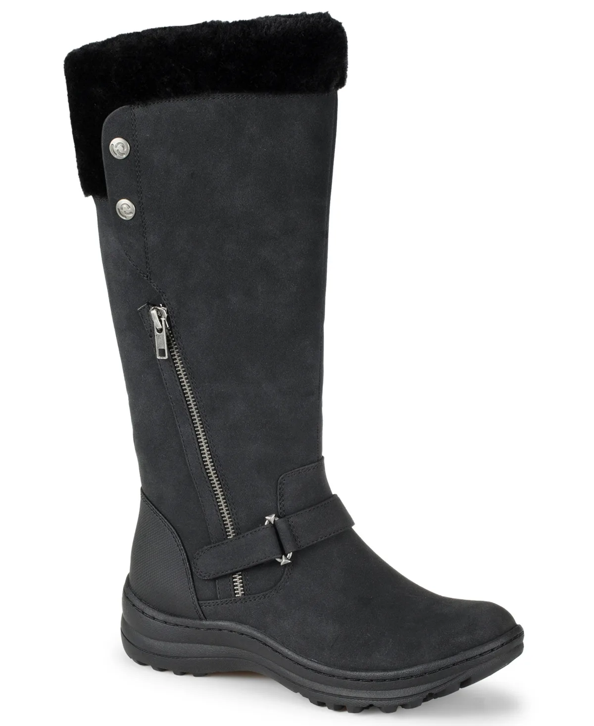 Alliah Cold Weather Tall Round Toe Boots by Baretraps