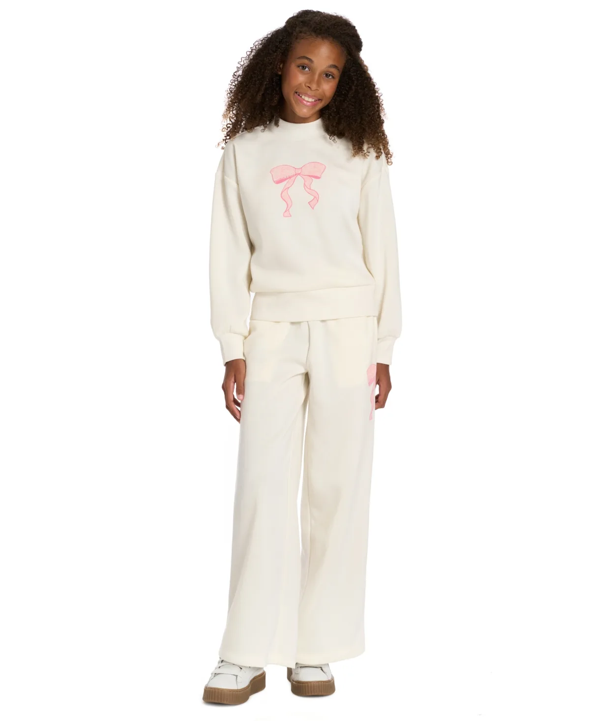 Ruffle Trim Sweatshirt and Wide-Leg Pants, 2-Piece Set by Scotch & Soda