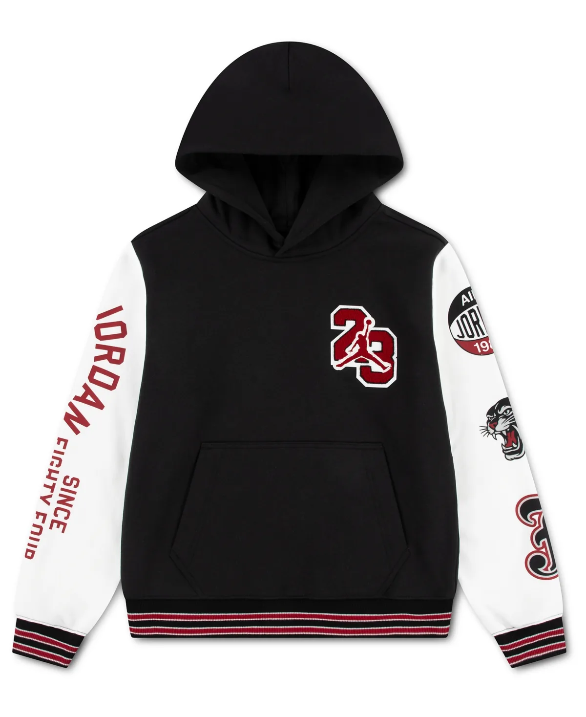 Royal Court Cotton-Blend Graphic Pullover Hoodie by Jordan