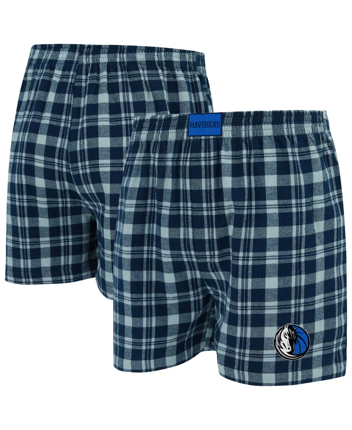 Dallas Mavericks Hawthorn Flannel Boxer by Concepts Sport