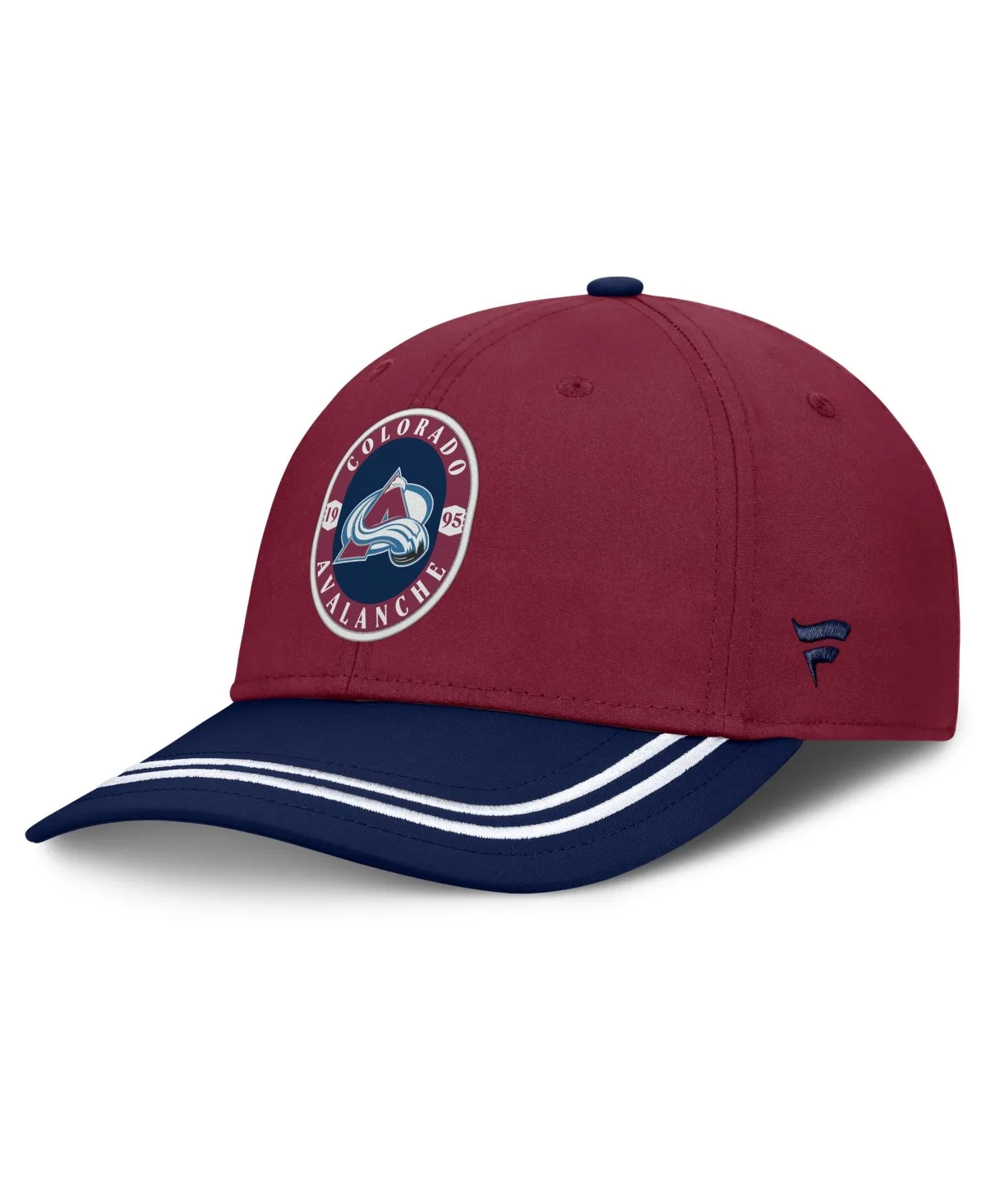 Colorado Avalanche Fundamental Stretch-Fit Structured Baseball Cap by Fanatics