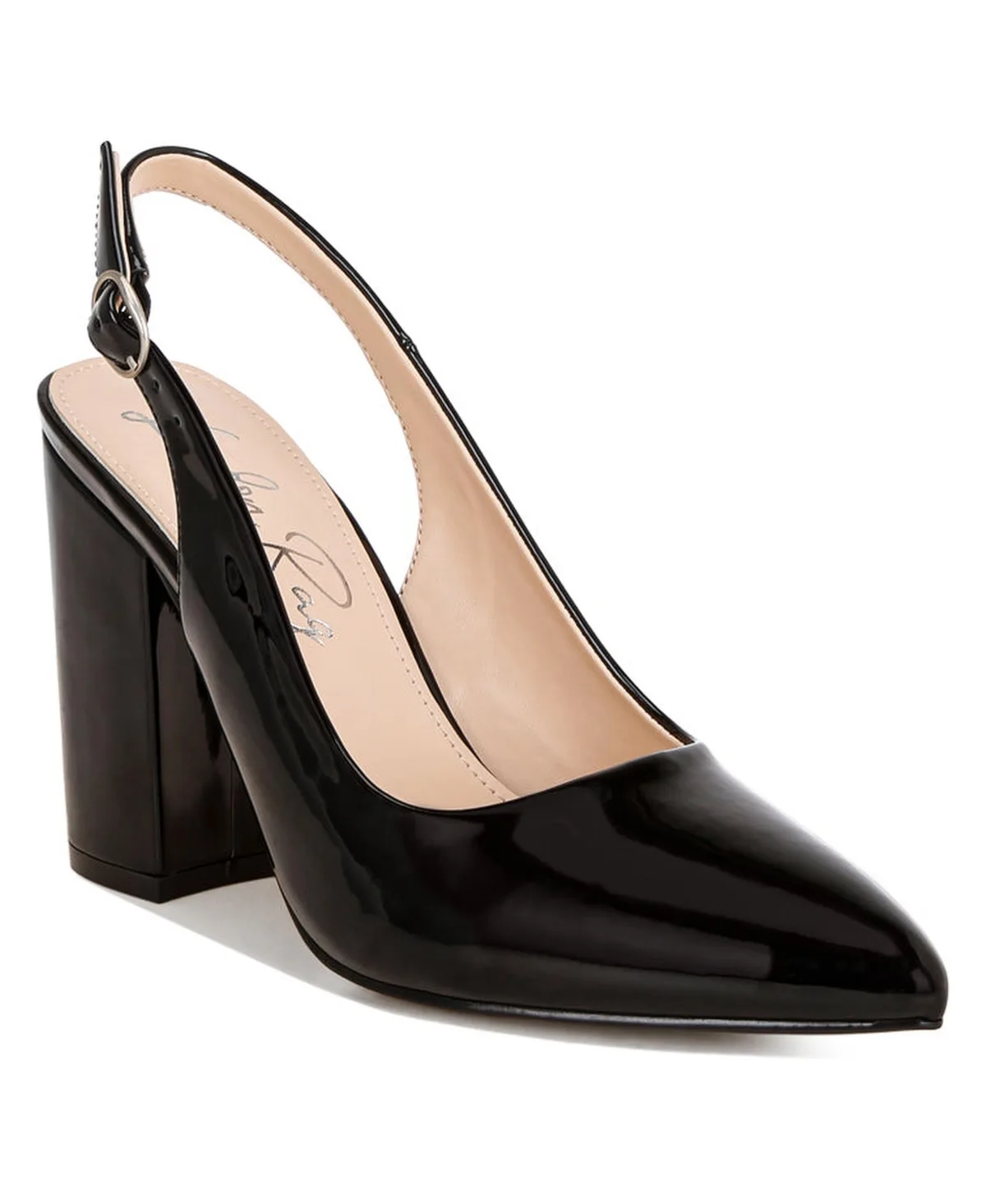 Omaga Pin Buckle Slingback Heels