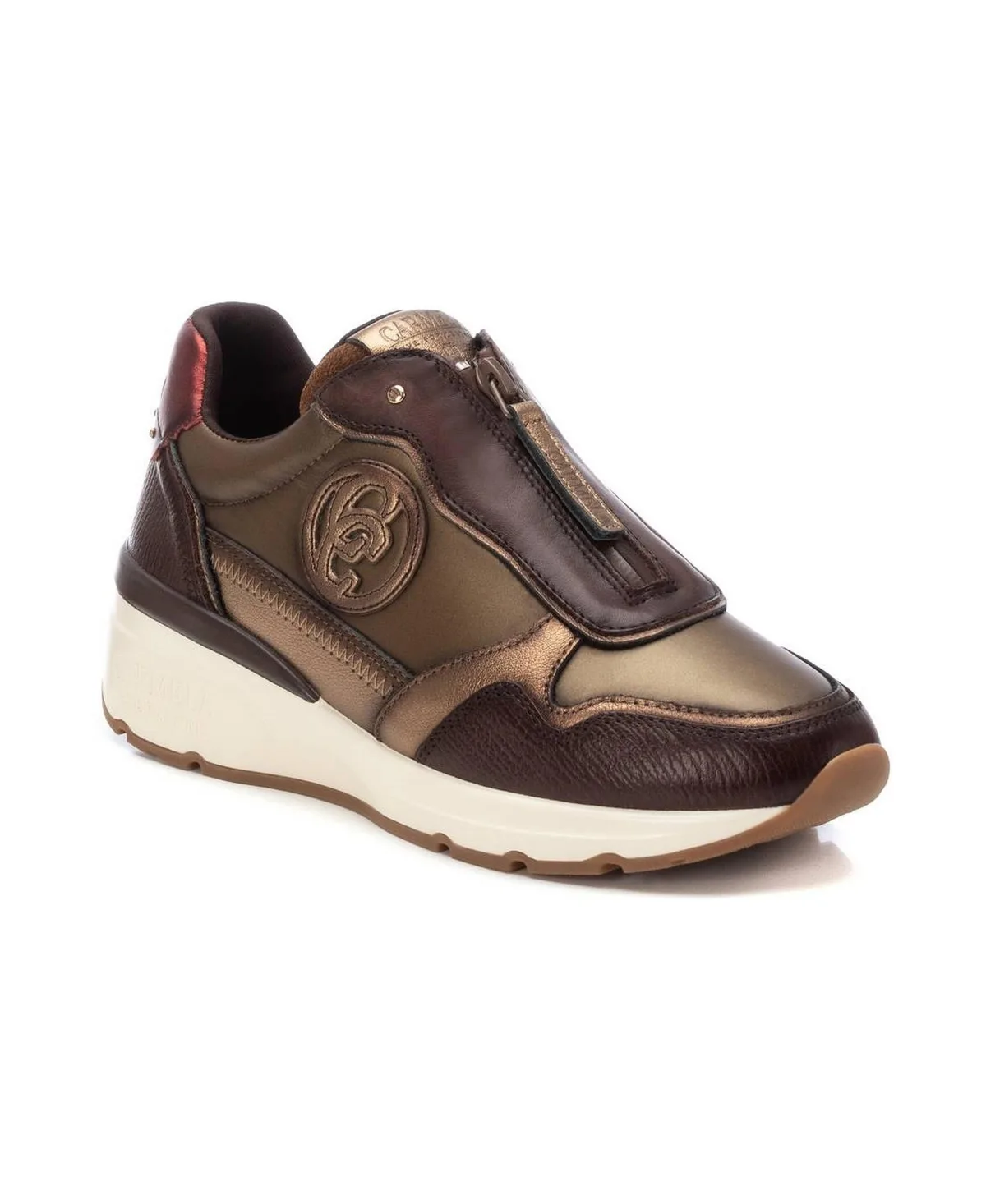 Leather Casual Sneakers by Xti by Xti
