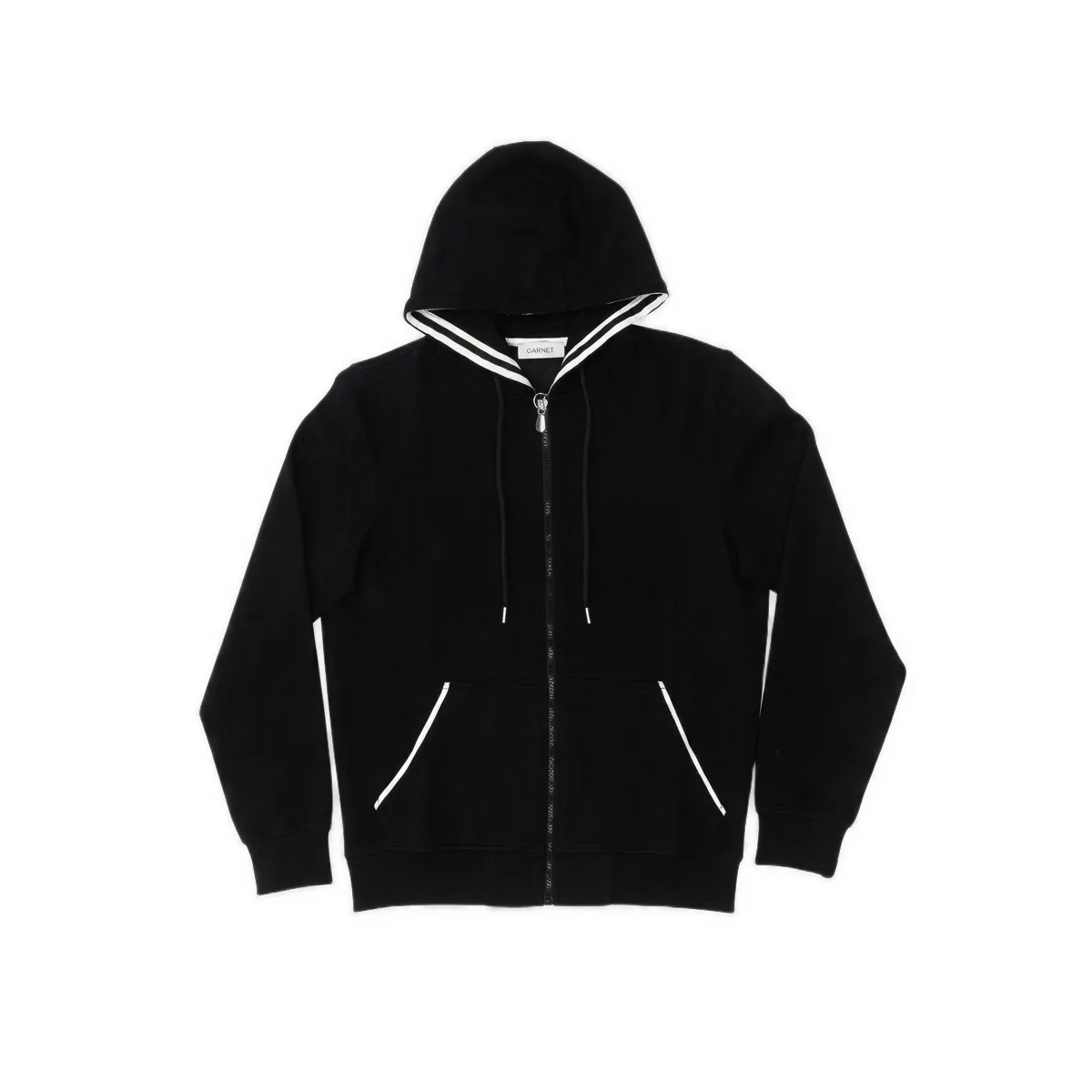 Soft Cotton Full-Zip Hoodie by Garnet