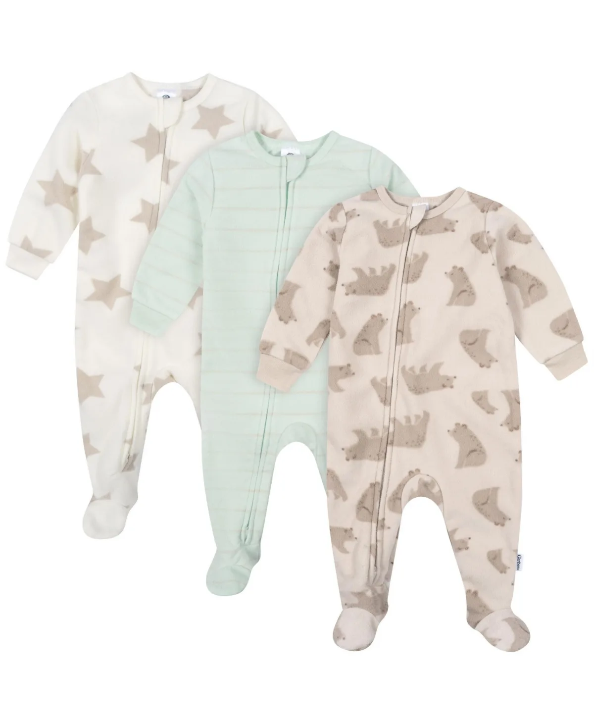 3-Pack Footed Fleece Pajamas by Gerber