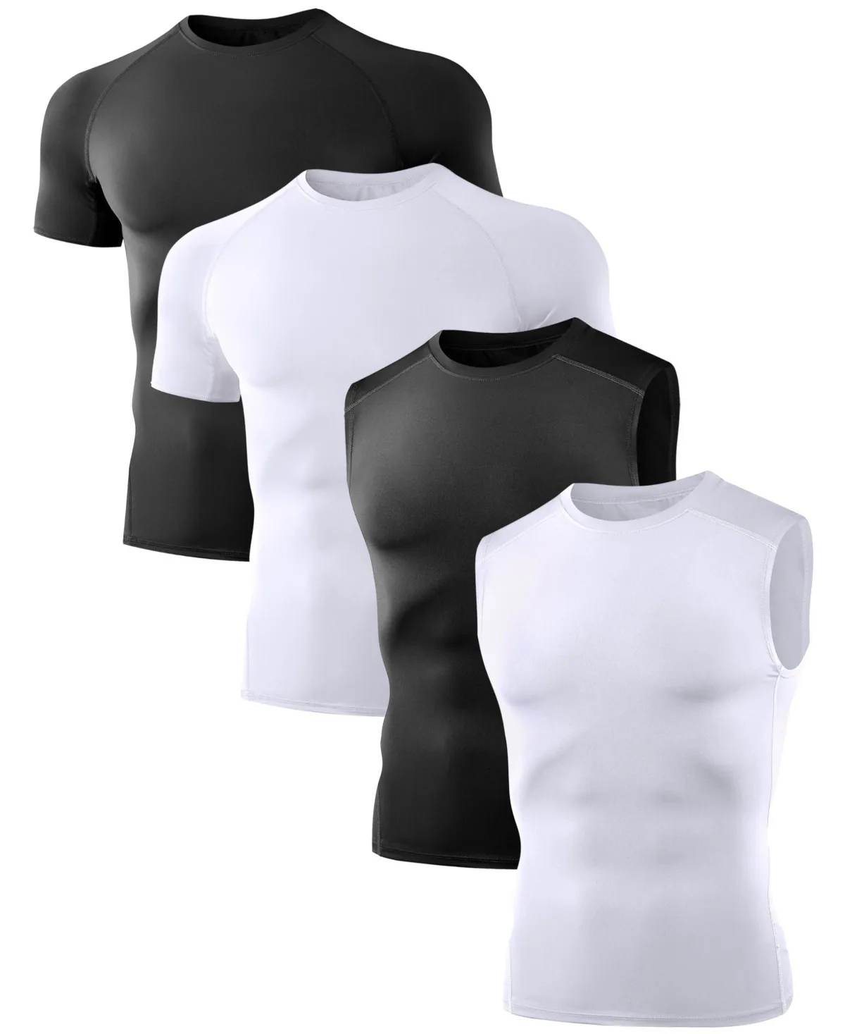 Compression Athletic Crewneck T-Shirt by Peneyon