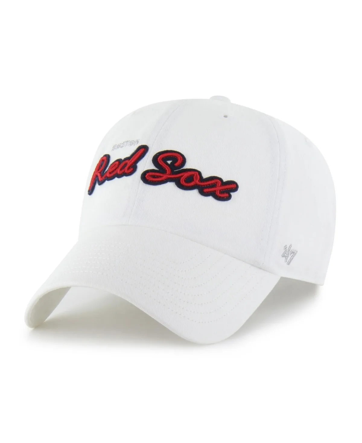 Boston Red Sox Trendy Script Adjustable Baseball Cap by 47 Brand