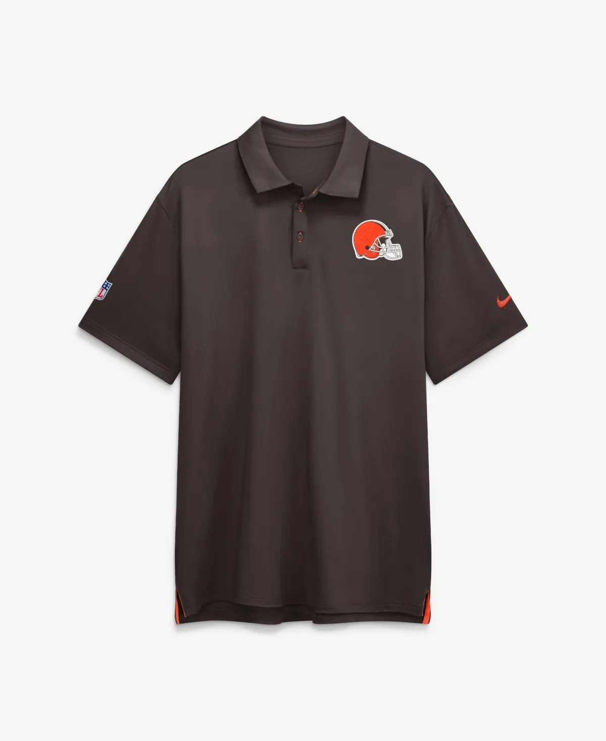 Cleveland Browns Tour Drop-Tail Hem Polo Shirt by Nike